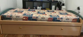 Cama nido madera y metal