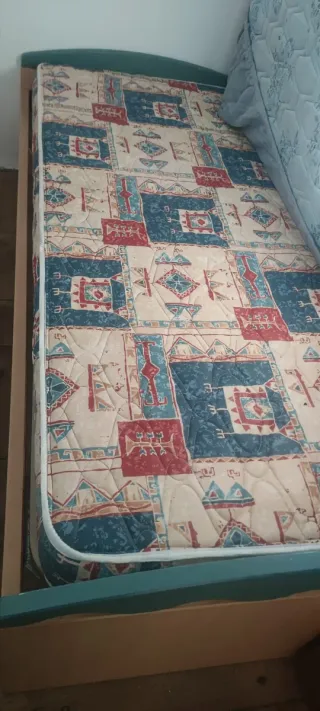 Cama nido madera y metal