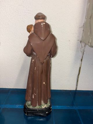 Statua San Antonio da Padova Antica Gesso