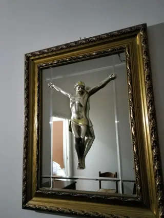 Capezzale Crocifisso Oro Argento