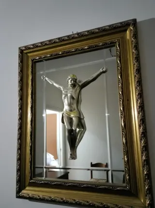 Capezzale Crocifisso Oro Argento