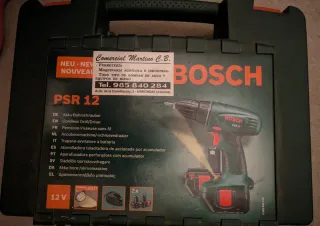 Taladro Bosch PSR 12 Batería