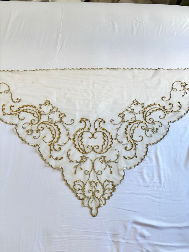 Manteletas Falleras Niña Doradas