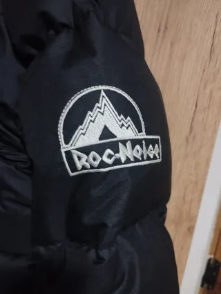 Abrigo Roc Noice Negro y Naranja