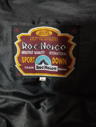 Abrigo Roc Noice Negro y Naranja