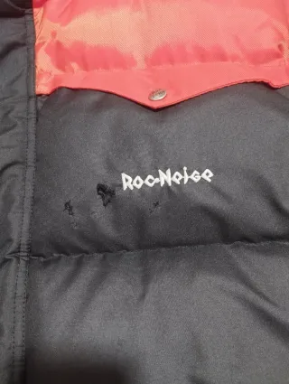 Abrigo Roc Noice Negro y Naranja