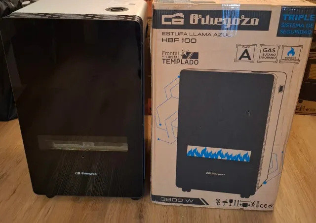 Estufa Orbegozo HBF 100 Llama Azul