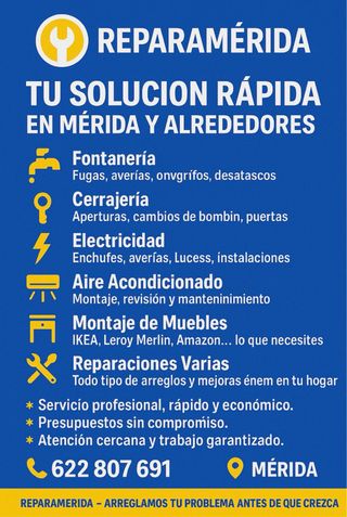 tu Manitas a domicilio de confianza en Merida