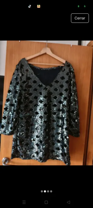 Vestido lentejuelas invierno