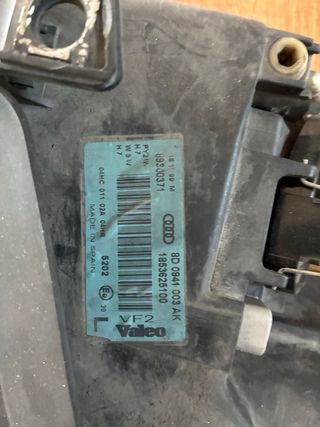 Faros Audi A4 B5 Restyling