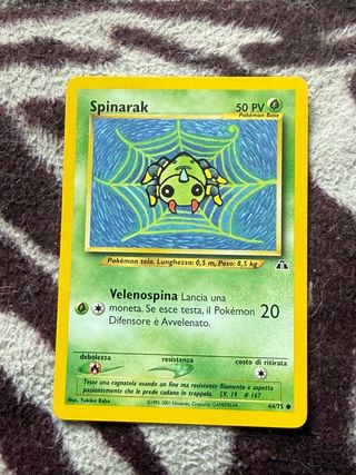 Spinarak Neo Discovery 64/75 Carta Pokémon