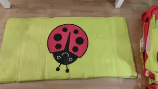 Cuna de viaje/parque infantil con puerta