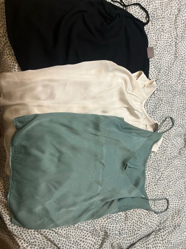Lote 3 Camisetas Mujer Cortefiel y Vero Moda