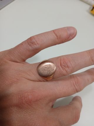 Sello antiguo de cobre