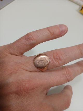 Sello antiguo de cobre