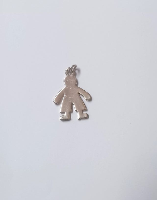Ciondolo Bambino in Acciaio