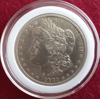 Moneda Morgan Dólar 1882