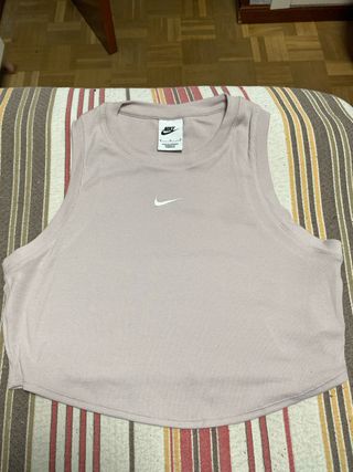 Camiseta Nike sin mangas rosa Talla M