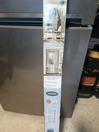 Mosquitera para puerta antracita