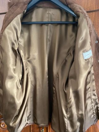 Tailleur Vera Pelle Scamosciata Marrone