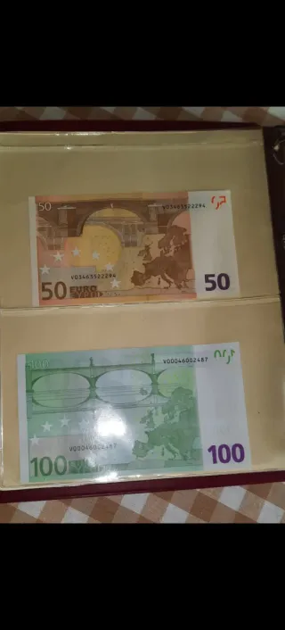 Álbum de billetes de euro 2002 nuevos
