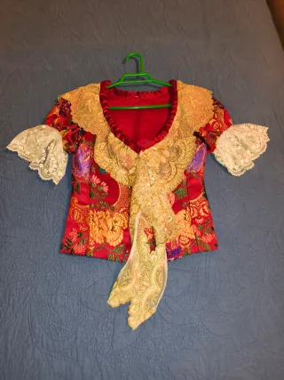 Traje Fallera Rojo Talla 34