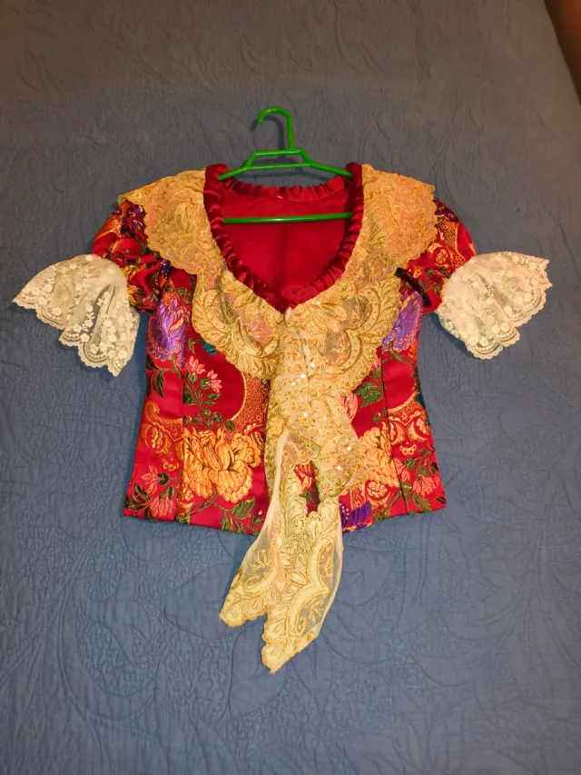 Traje Fallera Rojo Talla 34