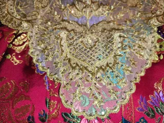 Traje Fallera Rojo Talla 34