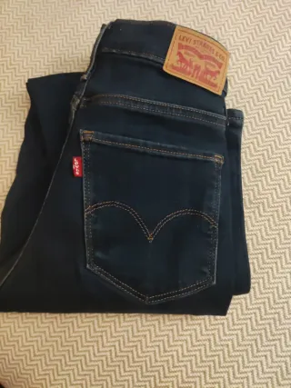 Vaqueros Mujer Levi's Rectos Etiqueta Roja