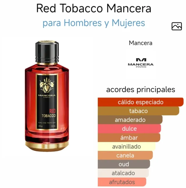 Mancera Red Tobacco Eau de Parfum 120ml