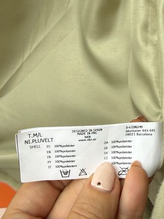 Chaleco pelo verde talla única