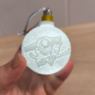 Bola Navidad Litofania Buzz Woody