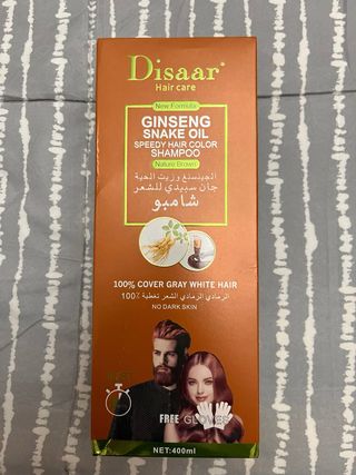 Champú Tinte Disaar Ginseng Snake Oil Marrón
