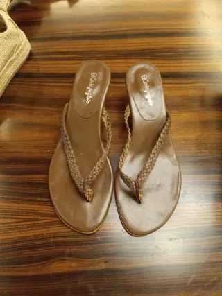 Sandalias El Corte Inglés Talla 39 Marrón