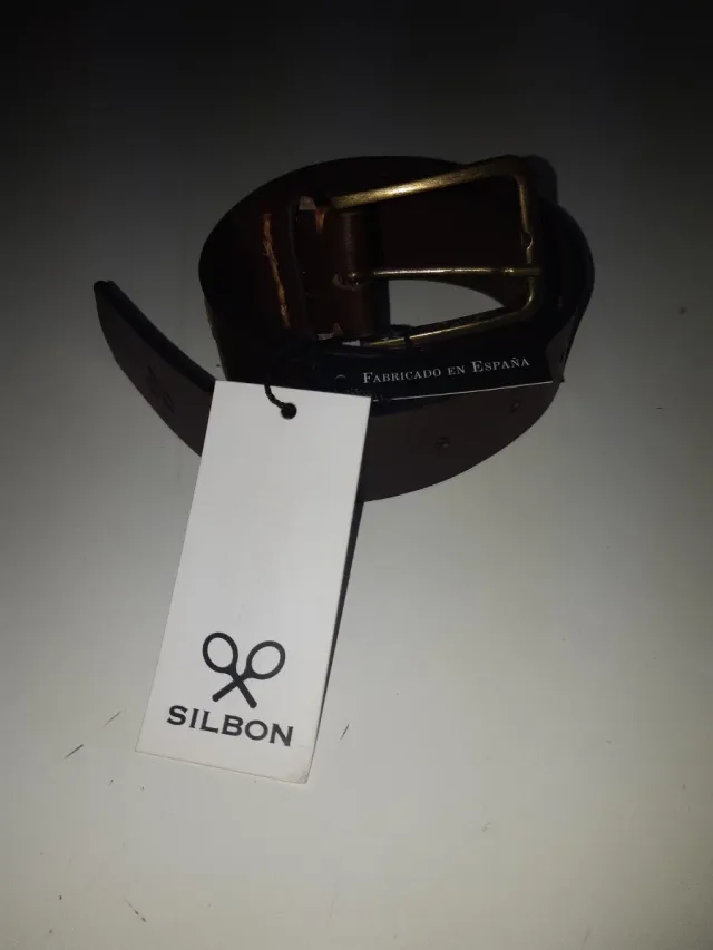 Cinturón Piel Silbon Talla 95 100% bovino