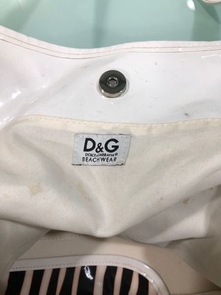 Bolso Grande Playa D&G Cebra