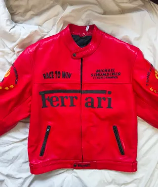 Chaqueta biker Ferrari