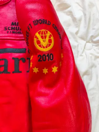 Chaqueta biker Ferrari