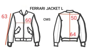 Chaqueta biker Ferrari
