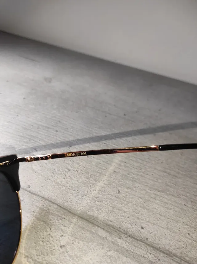 Gafas Monglam Negro/Dorado