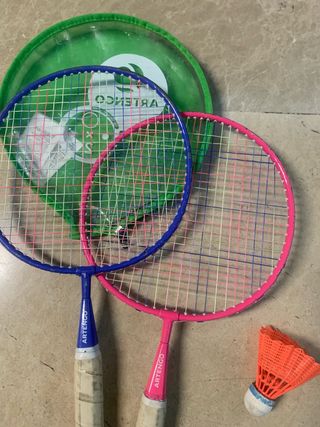 Raquetas Bádminton Artengo + Volante