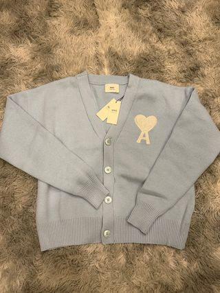 Cardigan Ami Paris Azul