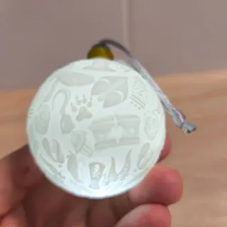 Bola Navidad Litofania Villains Disney