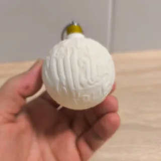 Bola Navidad Litofania Villains Disney