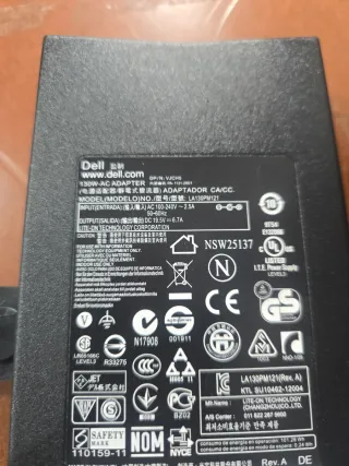 Cargador Dell Portátil