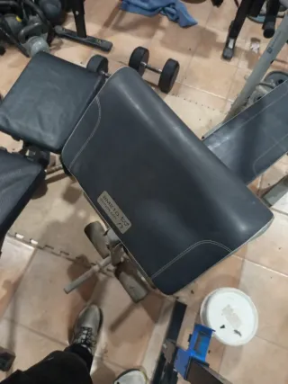 Banco de pesas press banca