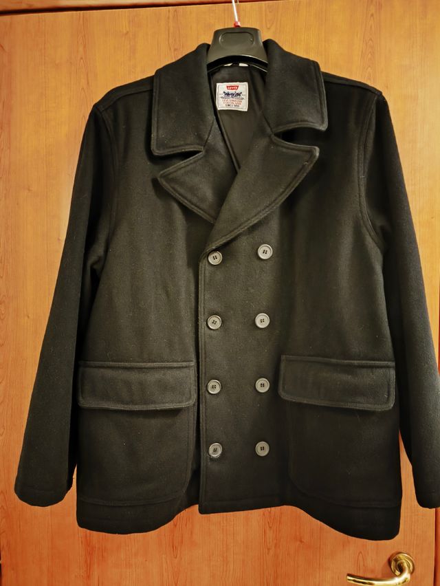 Peacoat Levi's Uomo Nero