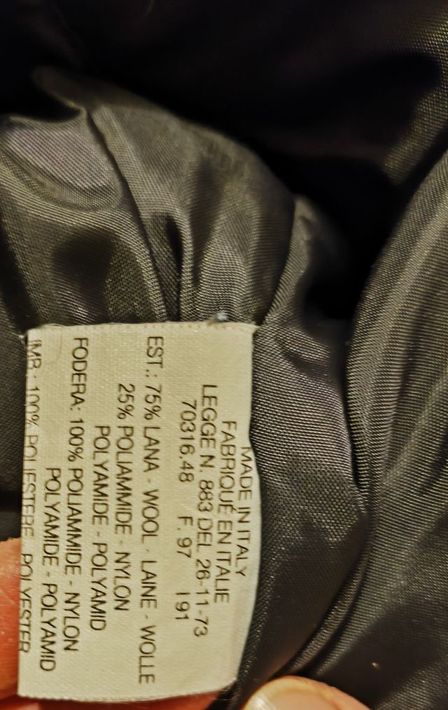 Peacoat Levi's Uomo Nero