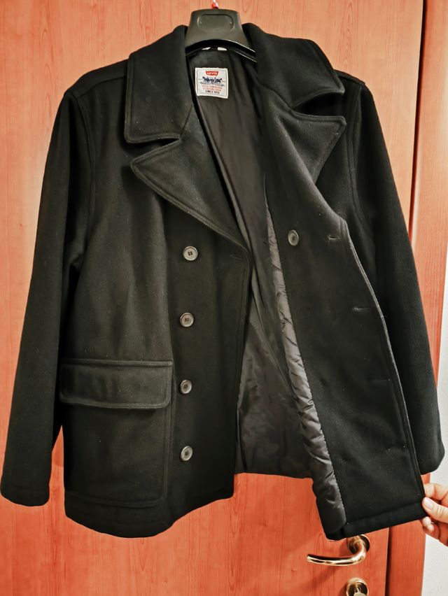 Peacoat Levi's Uomo Nero