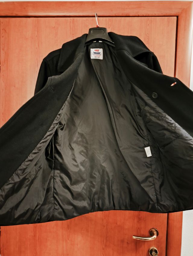 Peacoat Levi's Uomo Nero